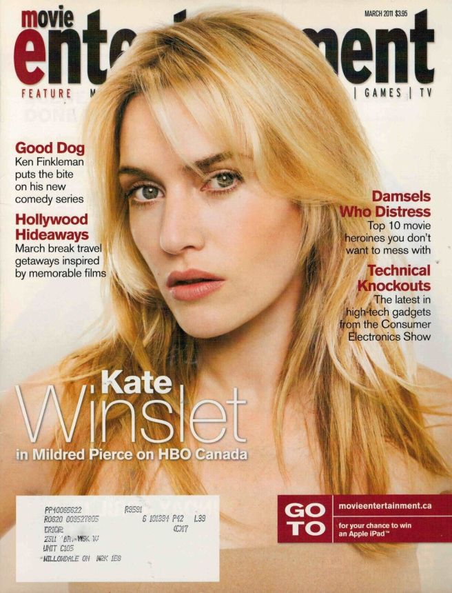 MOVIE ENTERTAINMENT magazine side cover  March 2011