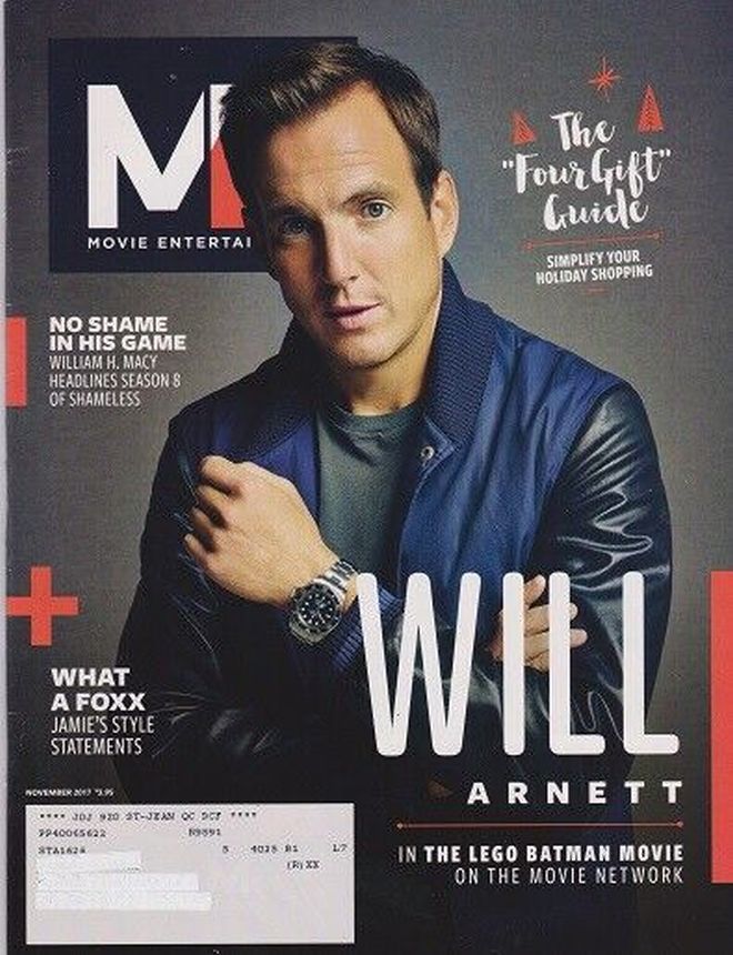 MOVIE ENTERTAINMENT magazine side cover  November 2017