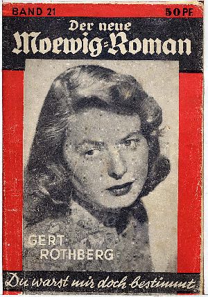DER NEUE MOEWIG-ROMAN magazine side cover Issue 21  
