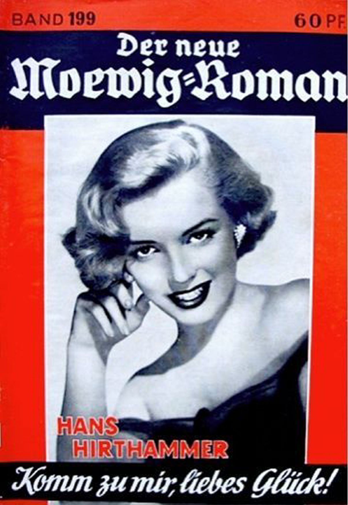 DER NEUE MOEWIG-ROMAN magazine side cover Issue 199   1953