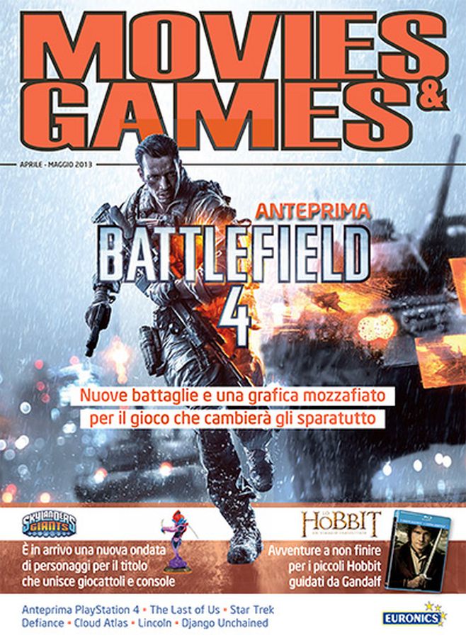 MOVIES AND GAMES magazine side cover April/May 2013