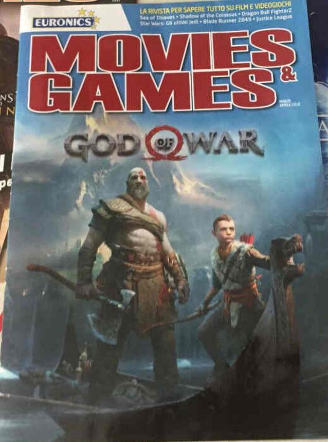 MOVIES AND GAMES magazine side cover  March/April 2018