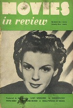 MOVIES IN REVIEW magazine side cover March 1946