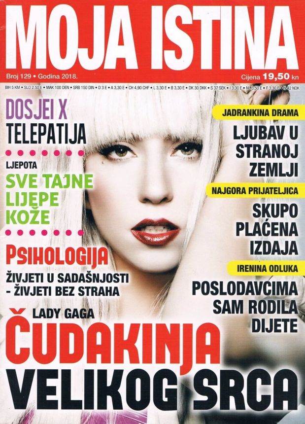 MOJA ISTINA magazine side cover Issue 129   2018