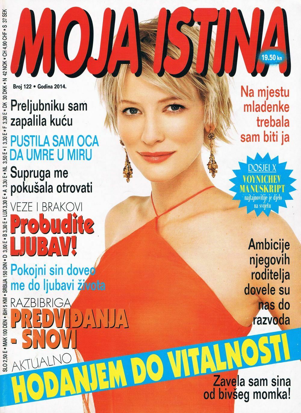 MOJA ISTINA magazine side cover Issue 122   2014