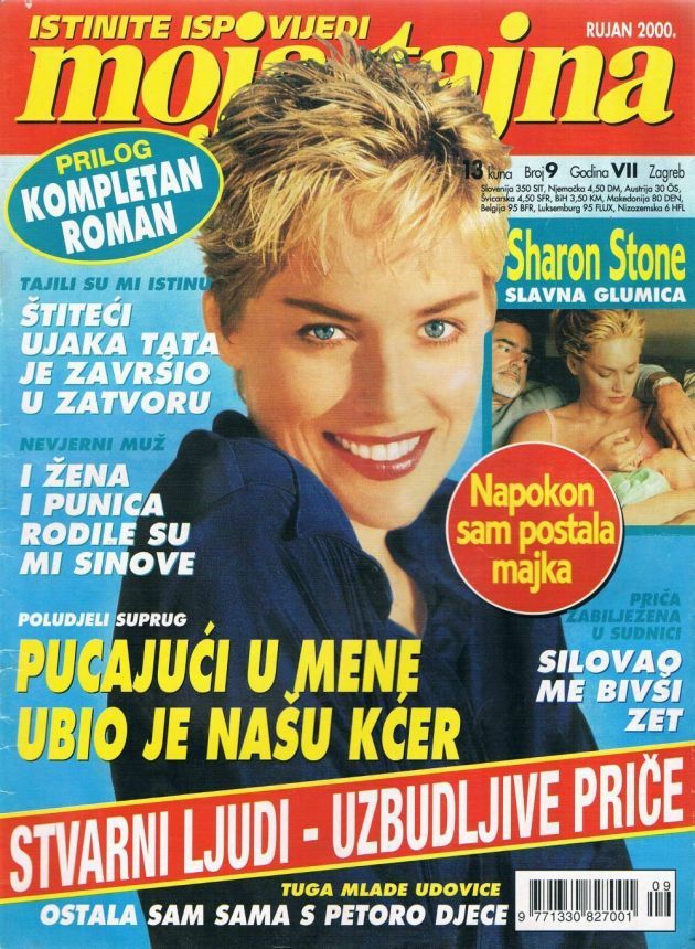 MOJA TAJNA magazine side cover Issue 9  September 2000