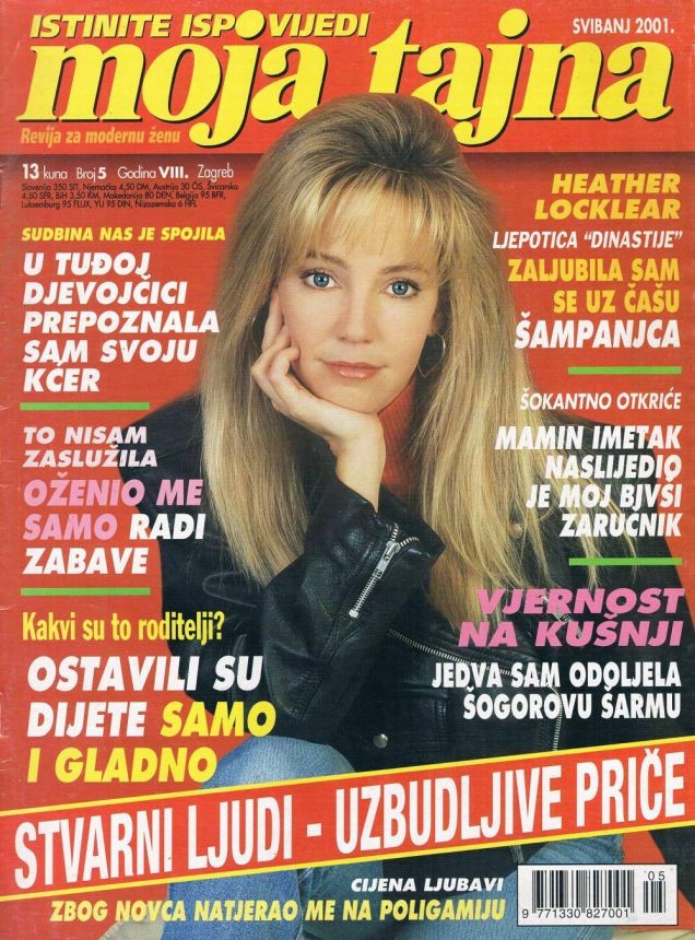 MOJA TAJNA magazine side cover Issue 5  May 2001