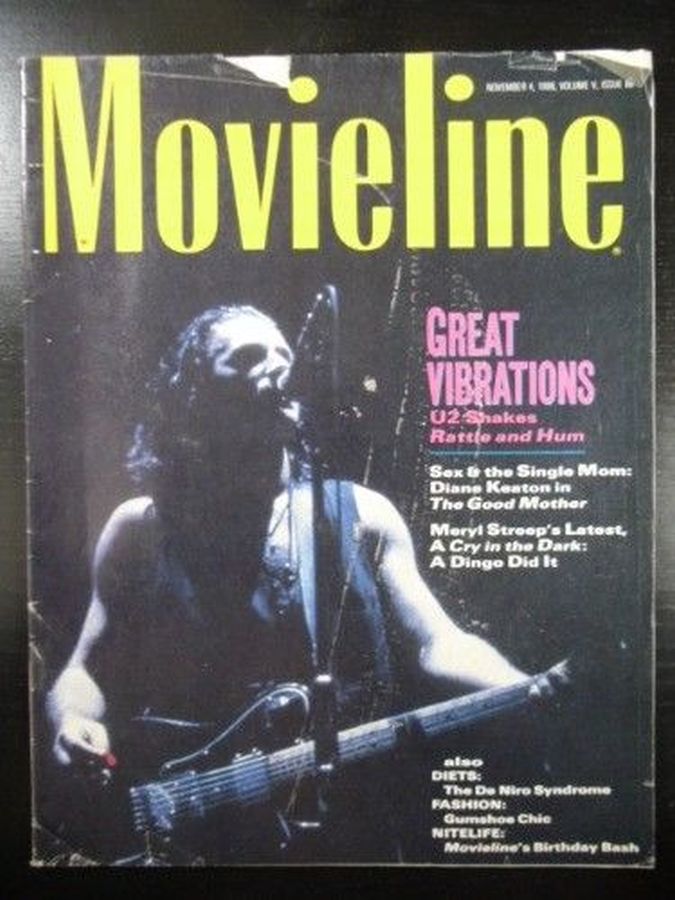 MOVIELINE magazine cover Issue 89  Vol 5 # 89 4 November 1988