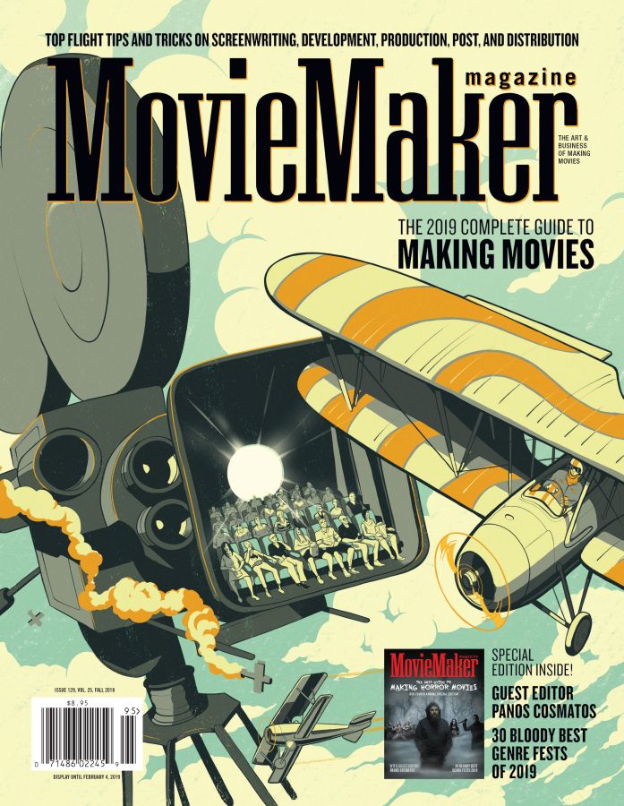 MOVIE MAKER magazine side cover Issue 129 Fall 2018