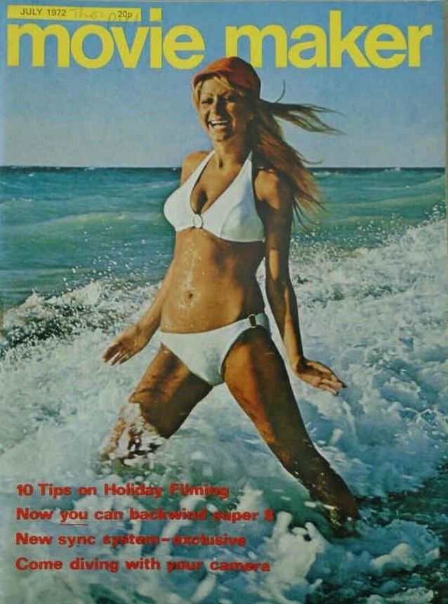 MOVIE MAKER magazine side cover  July 1972