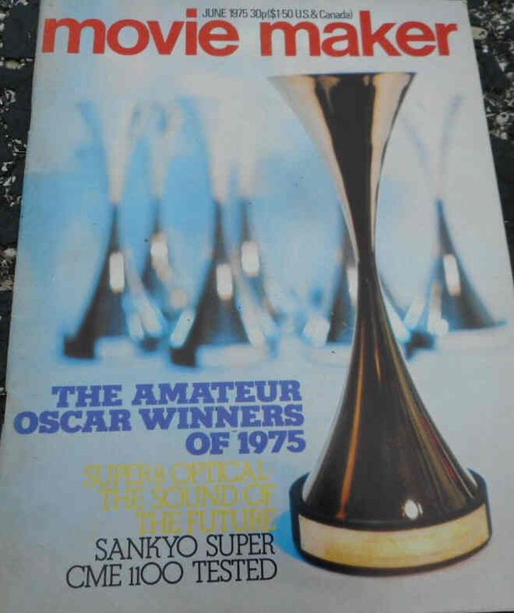 MOVIE MAKER magazine side cover  June 1975