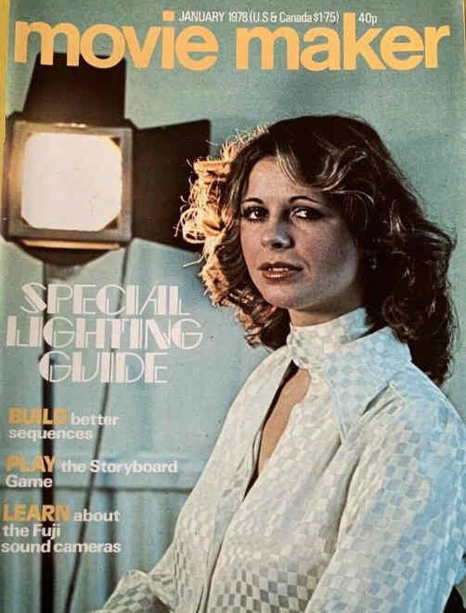 MOVIE MAKER magazine side cover  January 1978