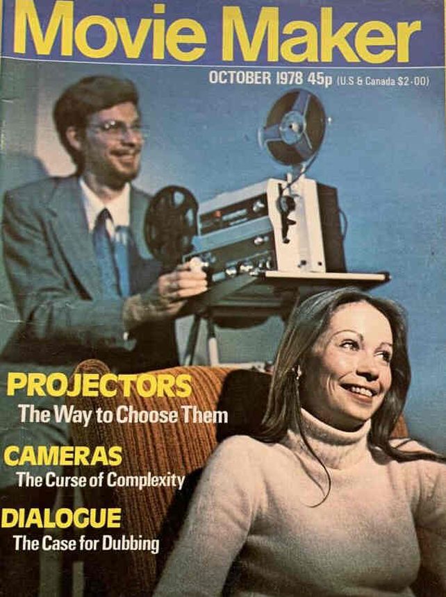 MOVIE MAKER magazine side cover  October 1978
