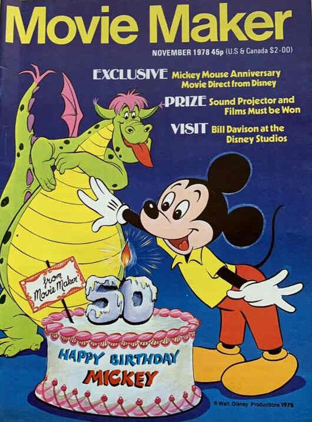 MOVIE MAKER magazine side cover  November 1978