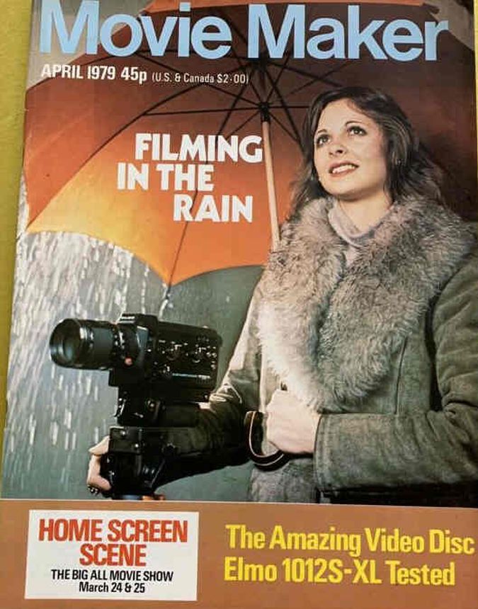 MOVIE MAKER magazine side cover  April 1979