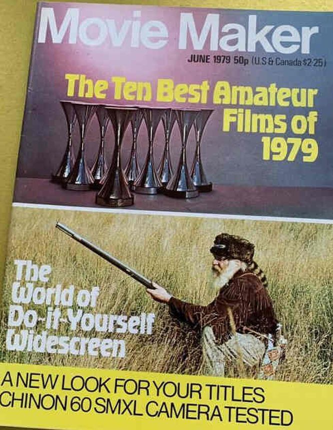 MOVIE MAKER magazine side cover  June 1979