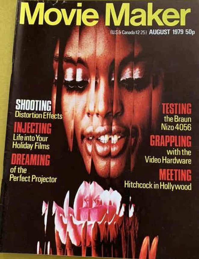 MOVIE MAKER magazine side cover  August 1979