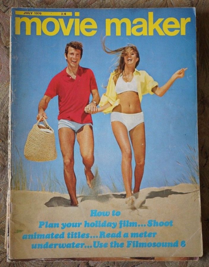 MOVIE MAKER (UK) magazine side cover  July 1970