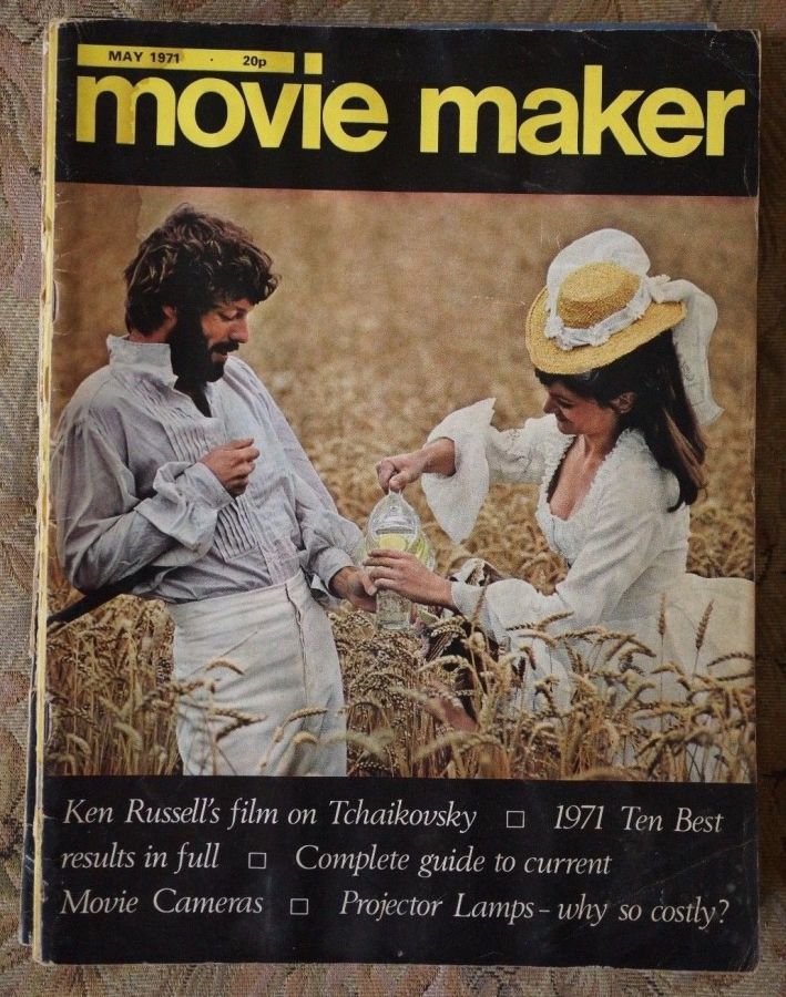 MOVIE MAKER (UK) magazine side cover  May 1971