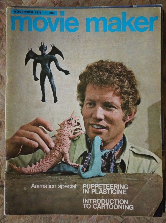 MOVIE MAKER (UK) magazine side cover  November 1971
