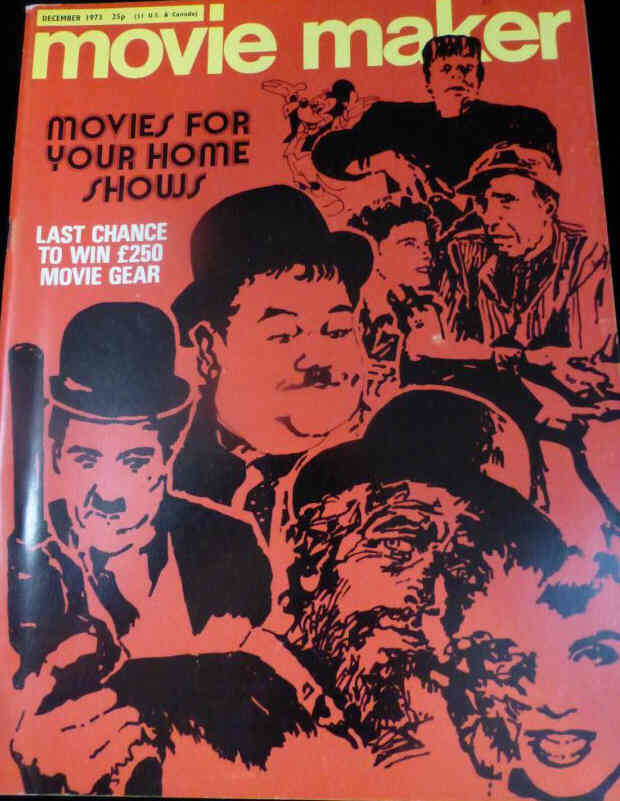 MOVIE MAKER (UK) magazine side cover December 1973