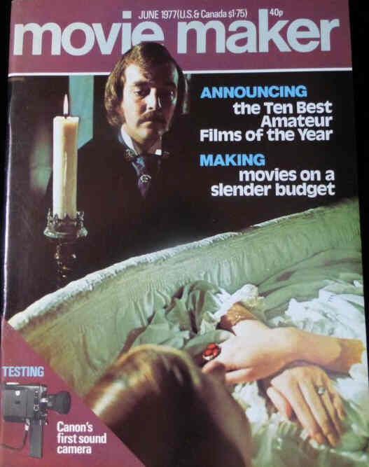 MOVIE MAKER (UK) magazine side cover June 1977