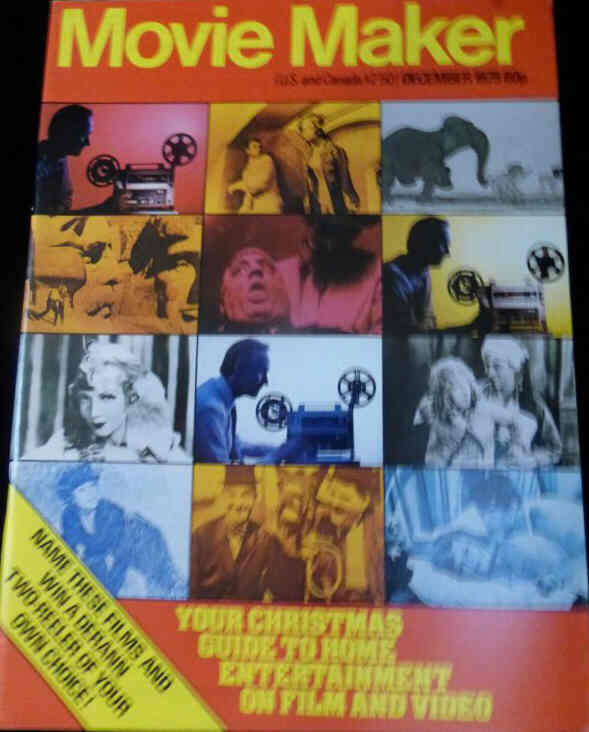 MOVIE MAKER (UK) magazine side cover December 1979