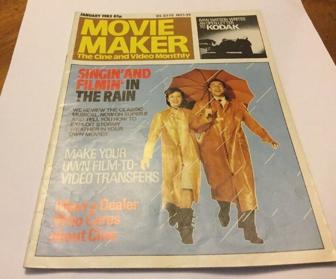 MOVIE MAKER (UK) magazine side cover  January 1983