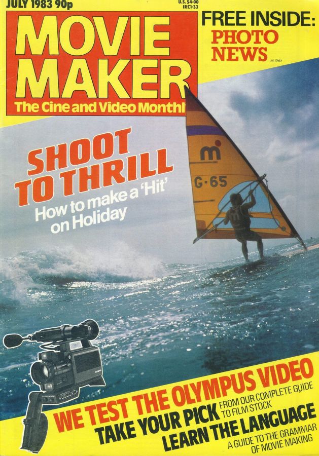 MOVIE MAKER (UK) magazine side cover  July 1983