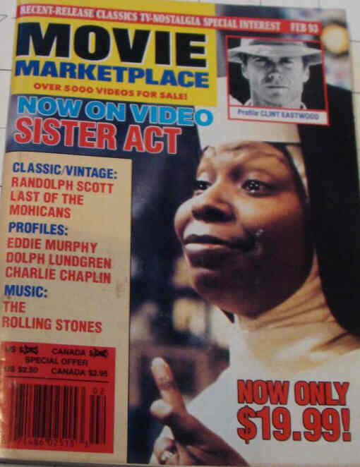 MOVIE MARKETPLACE magazine side cover February 1993