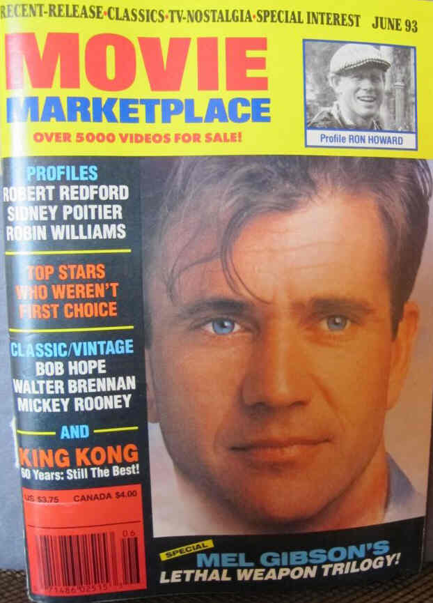MOVIE MARKETPLACE magazine side cover June 1993