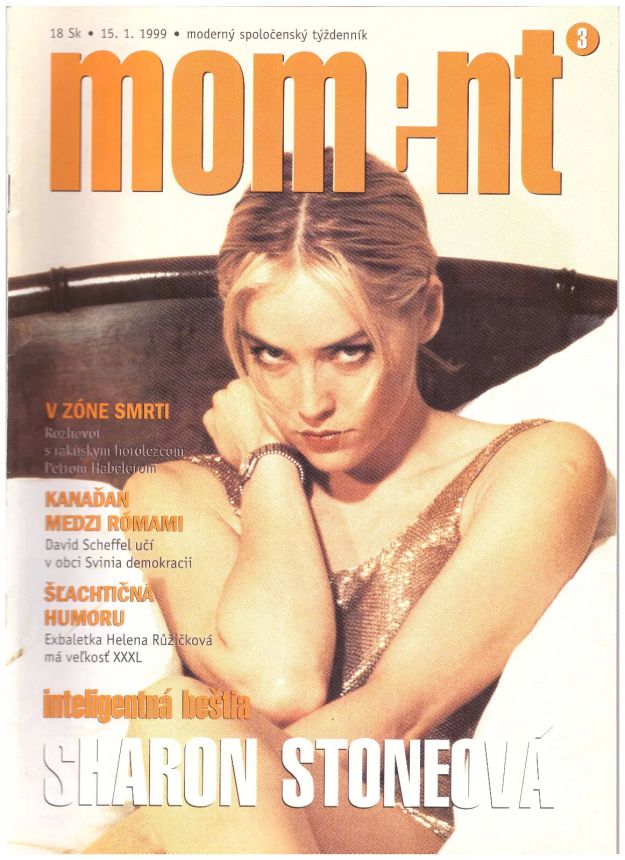 MOMENT magazine side cover 15 January 1999