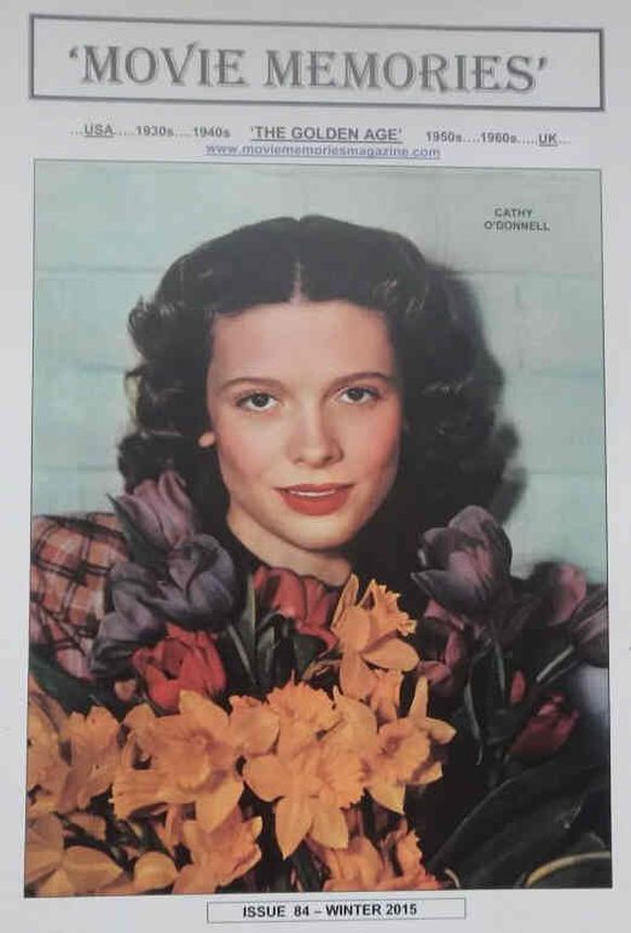 MOVIE MEMORIES magazine side cover Issue 84 Winter 2015