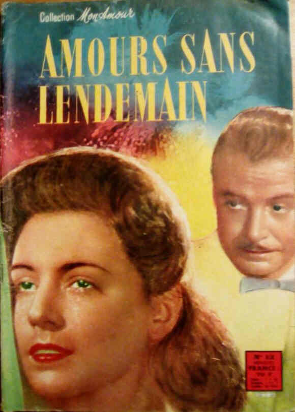 MON AMOUR magazine side cover Issue 12 January 1959