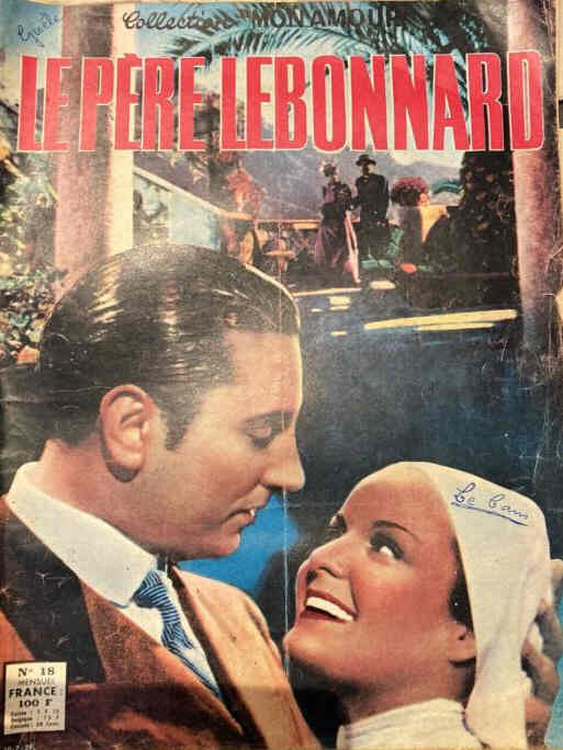 MON AMOUR magazine side cover Issue 18 July 1959
