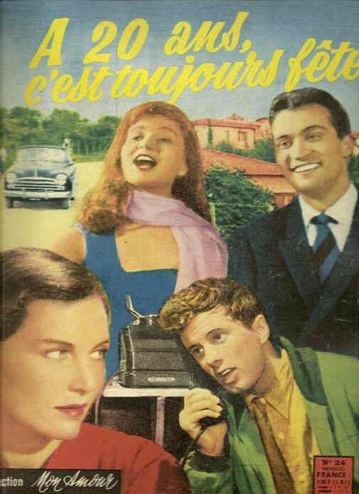 MON AMOUR magazine side cover Issue 24 January 1960