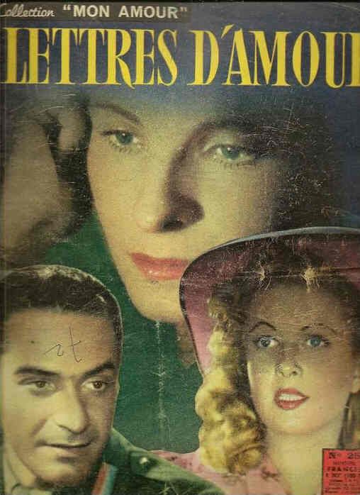 MON AMOUR magazine side cover Issue 25 February 1960