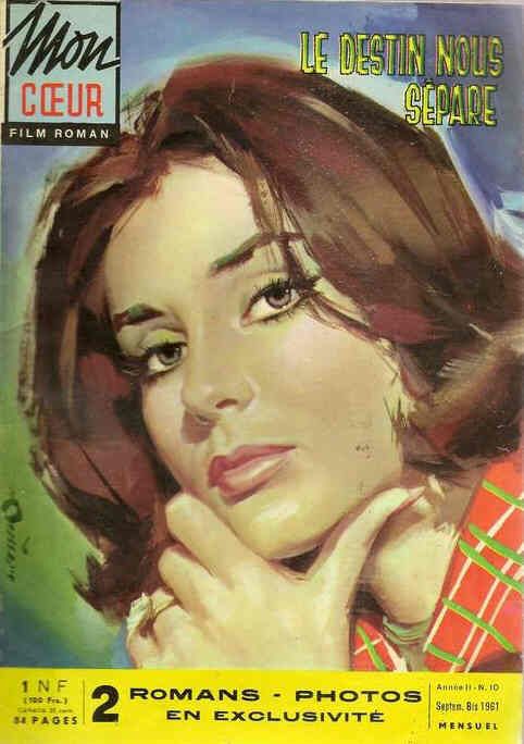 MON COEUR magazine side cover Issue 10 September 1961