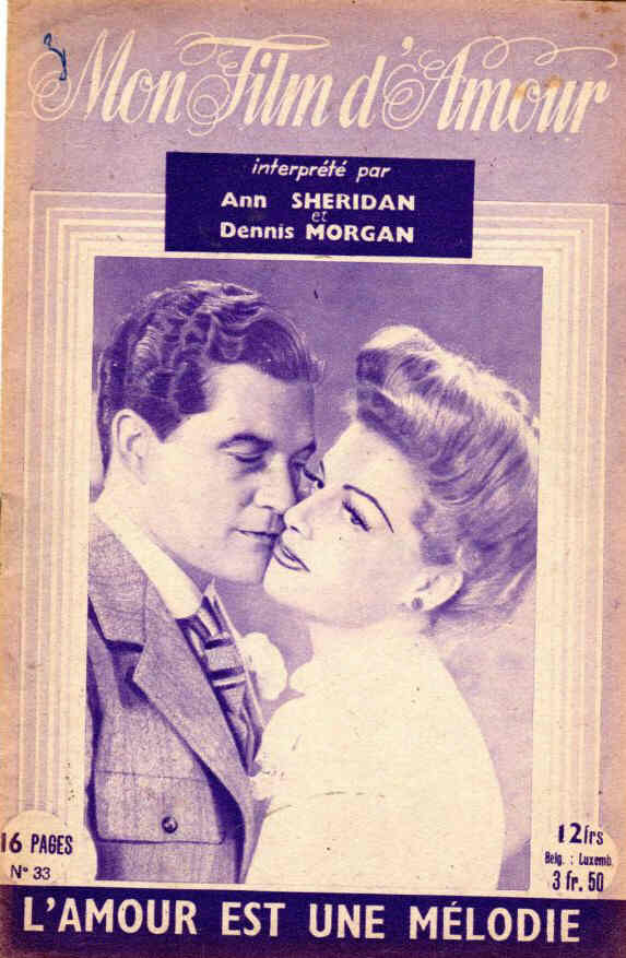 MON FILM D AMOUR magazine side cover Issue 33  