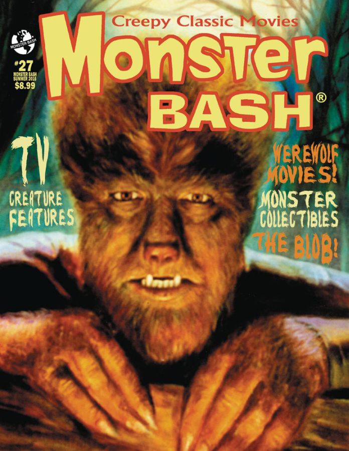 MONSTER BASH magazine side cover Issue 27 Summer 2016