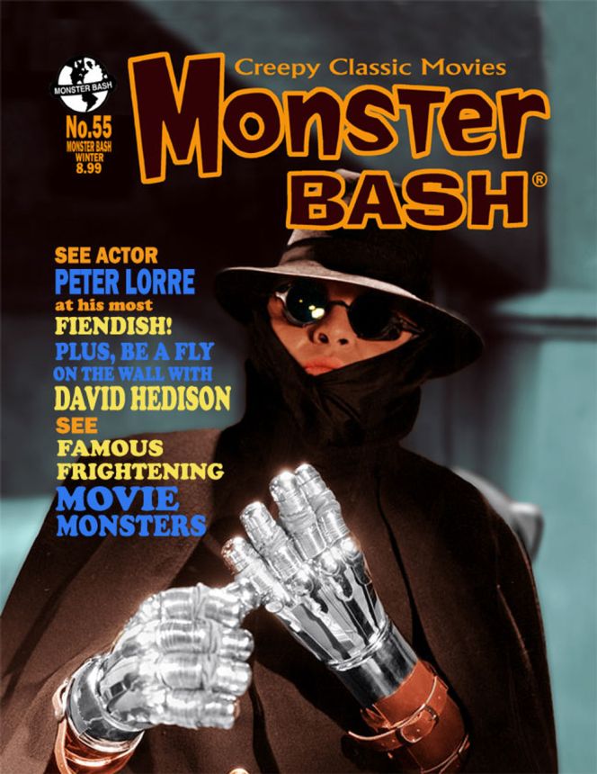 MONSTER BASH magazine side cover Issue 55 Winter 2024