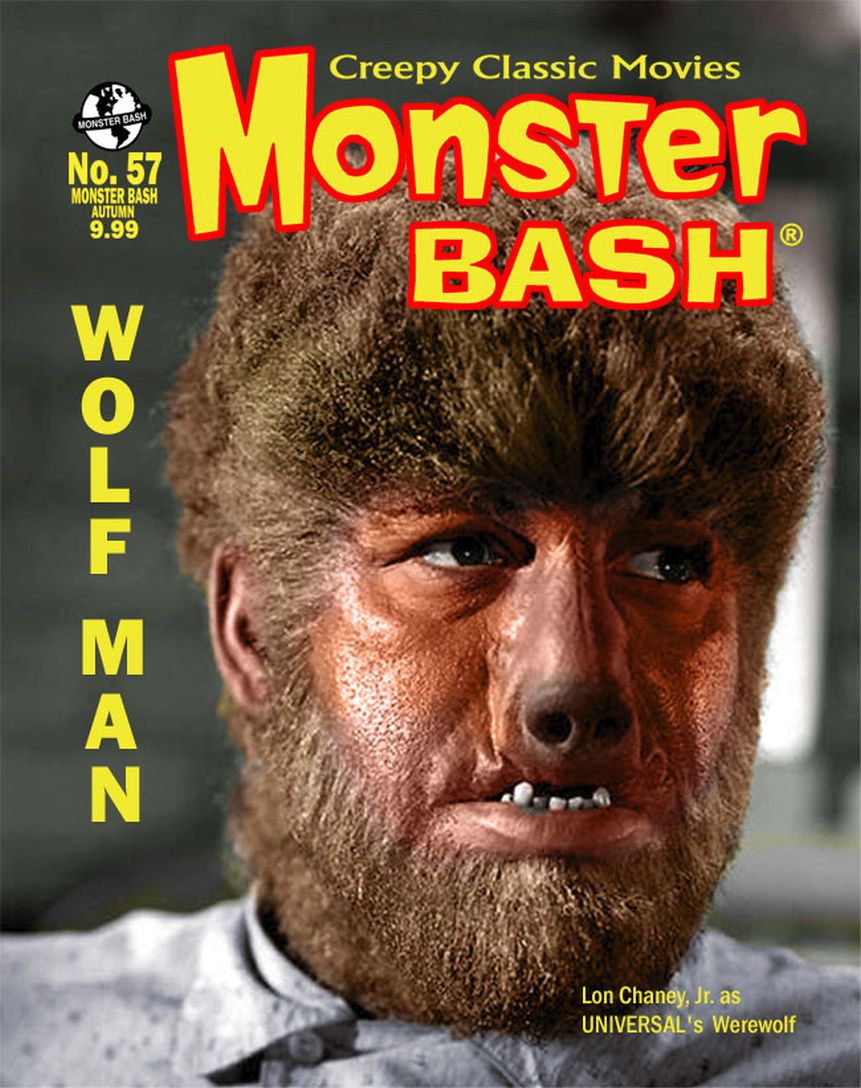 MONSTER BASH magazine side cover Issue 57 Autumn 2025