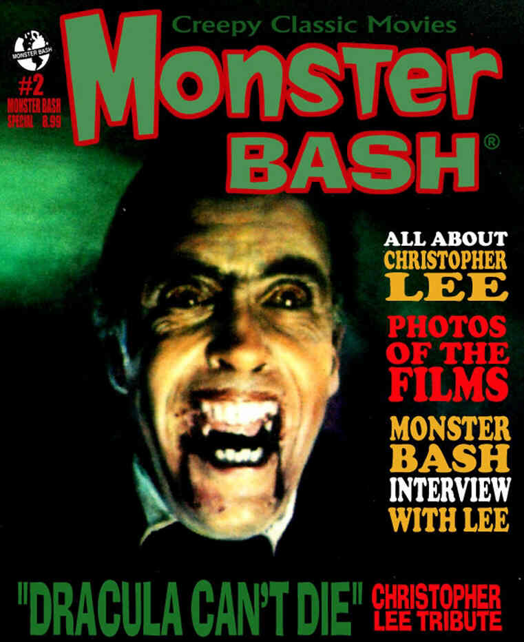 MONSTER BASH magazine side cover  Special # 2  2015