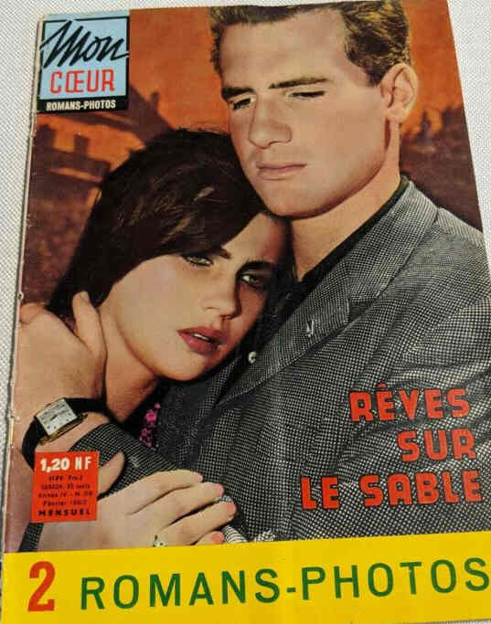 MON COEUR magazine side cover Issue 36  February 1963