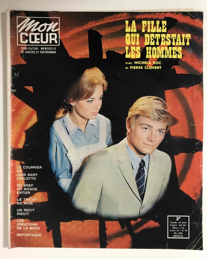MON COEUR magazine side cover Issue 99  May 1968