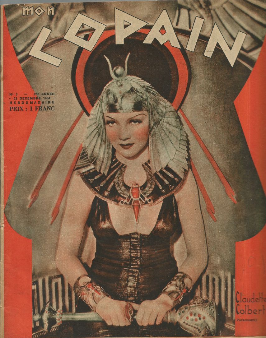 MON COPAIN magazine side cover Issue 3 23 December 1934