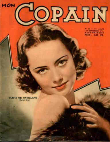 MON COPAIN magazine side cover 25 September 1938
