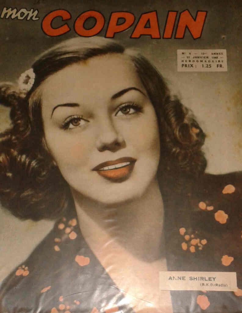 MON COPAIN magazine side cover Issue 8 21 January 1940
