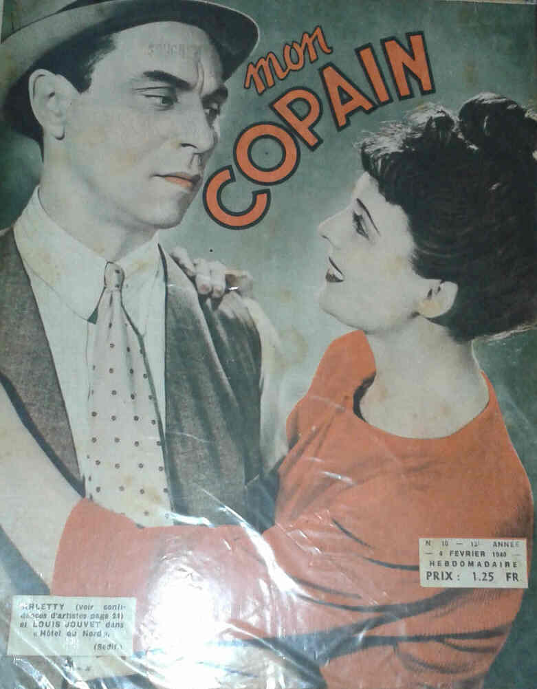 MON COPAIN magazine side cover Issue 10 4 February 1940