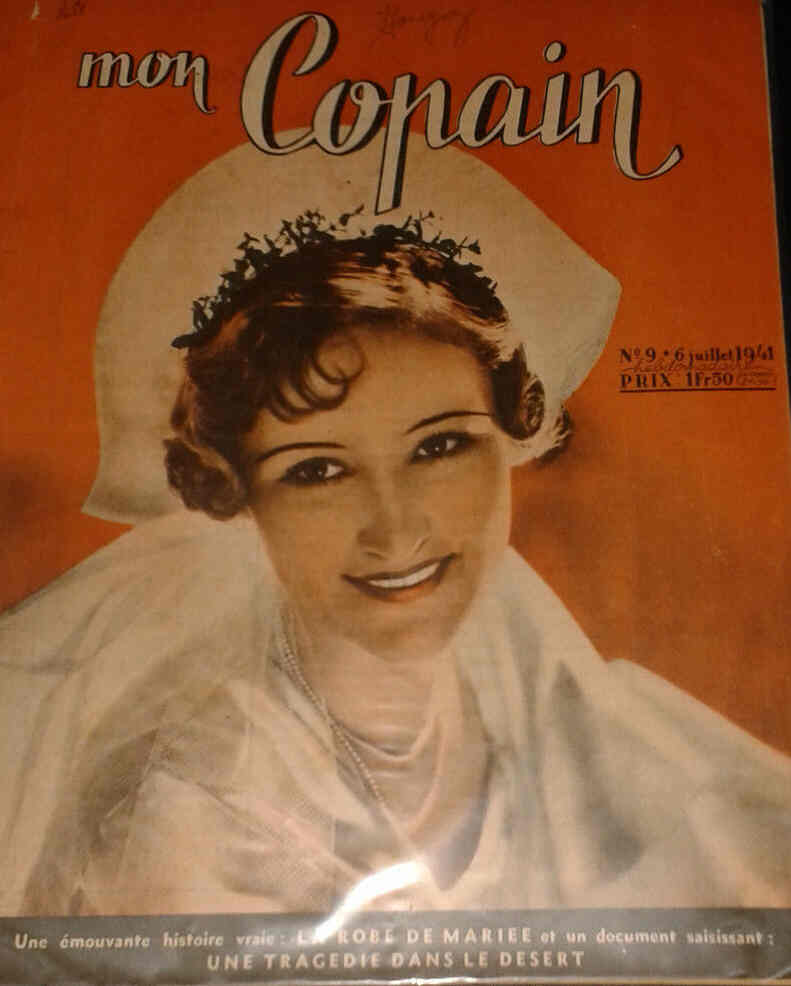 MON COPAIN magazine side cover 6 July 1941